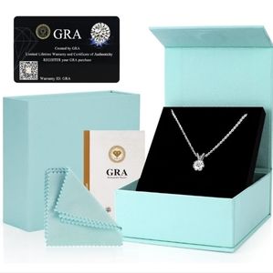 🆕EXQUISITE 1CTW. MOISSANITE, D COLOR VVS1 LAB DIAMOND PENDENT, W CERT.AUTH
